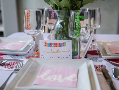 A Galentine's Brunch | Bold & Bright Valentine's Party