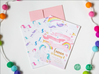 Unicorn Rainbow Birthday Party