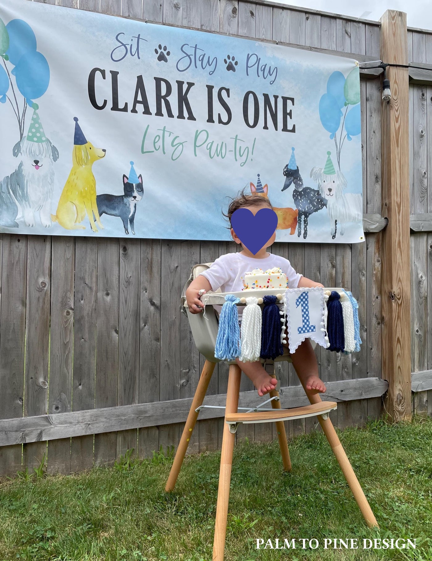 Puppy Birthday Banner