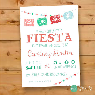 Mexican Bridal Shower Invitation