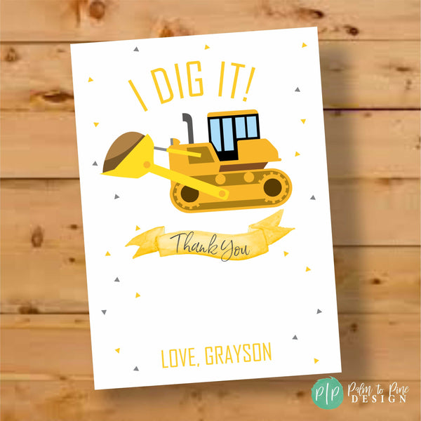 Construction Thank You Card