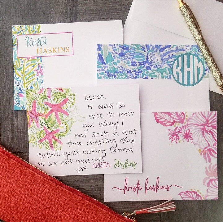 Tropical Print Personalized Stationery