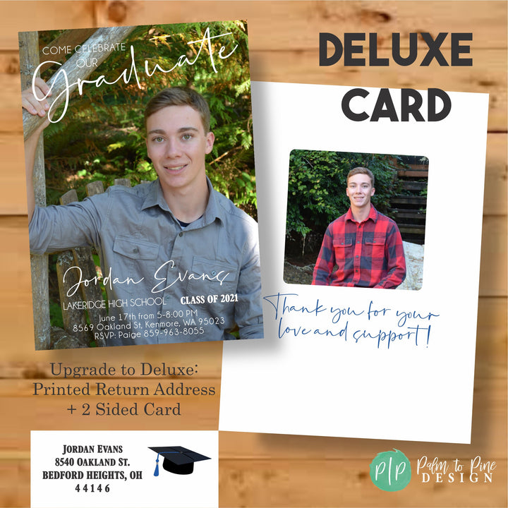 High School Graduation Party Invitation – Palm to Pine Design