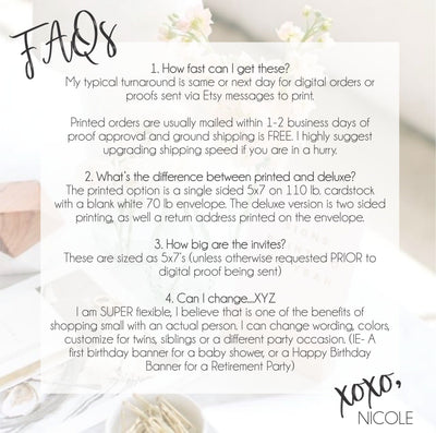 Mexican Bridal Shower Invitation