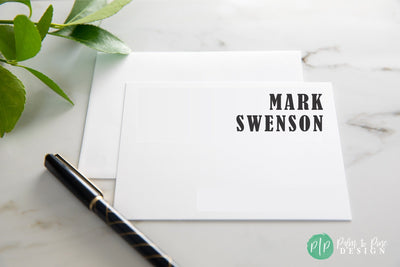 Personalized Stationary Notecards