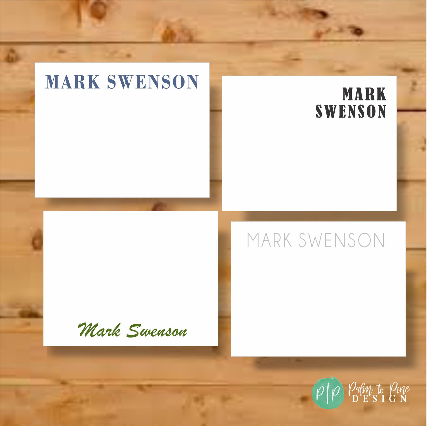 Personalized Stationary Notecards