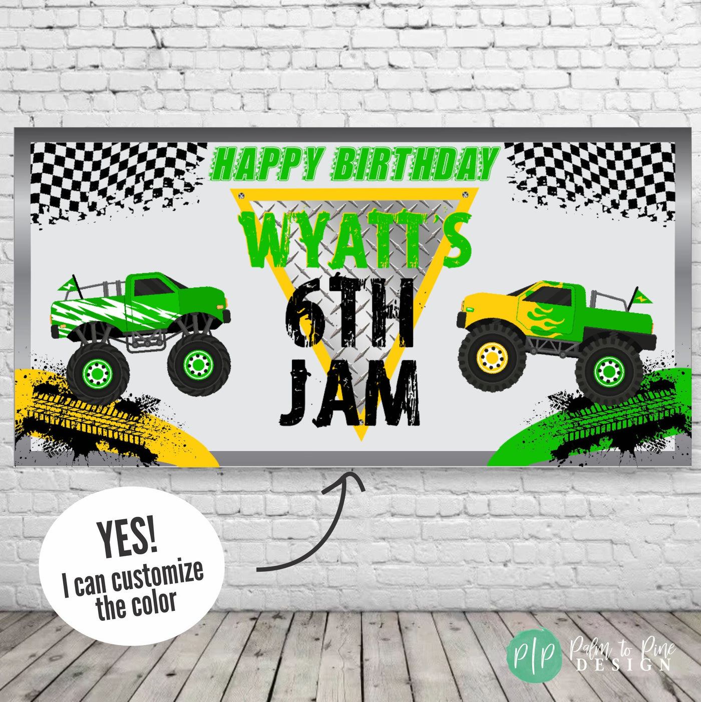 monster jam decor