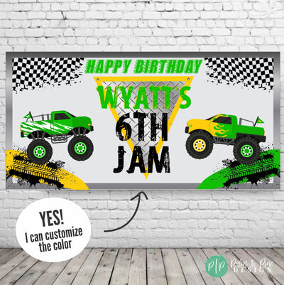 monster jam decor