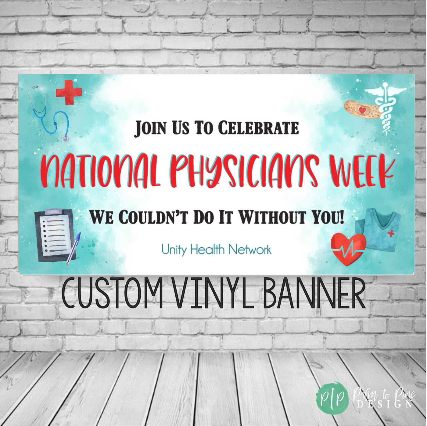national physicians week personalized banner