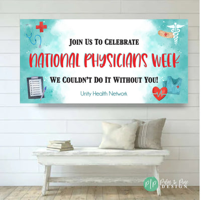 Healthcare Appreciation Week Decor, Certified nurse week Appreciation Banner, National Physicians Week Backdrop, Nurse Appreciation Sign