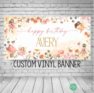 personalized fairy banner