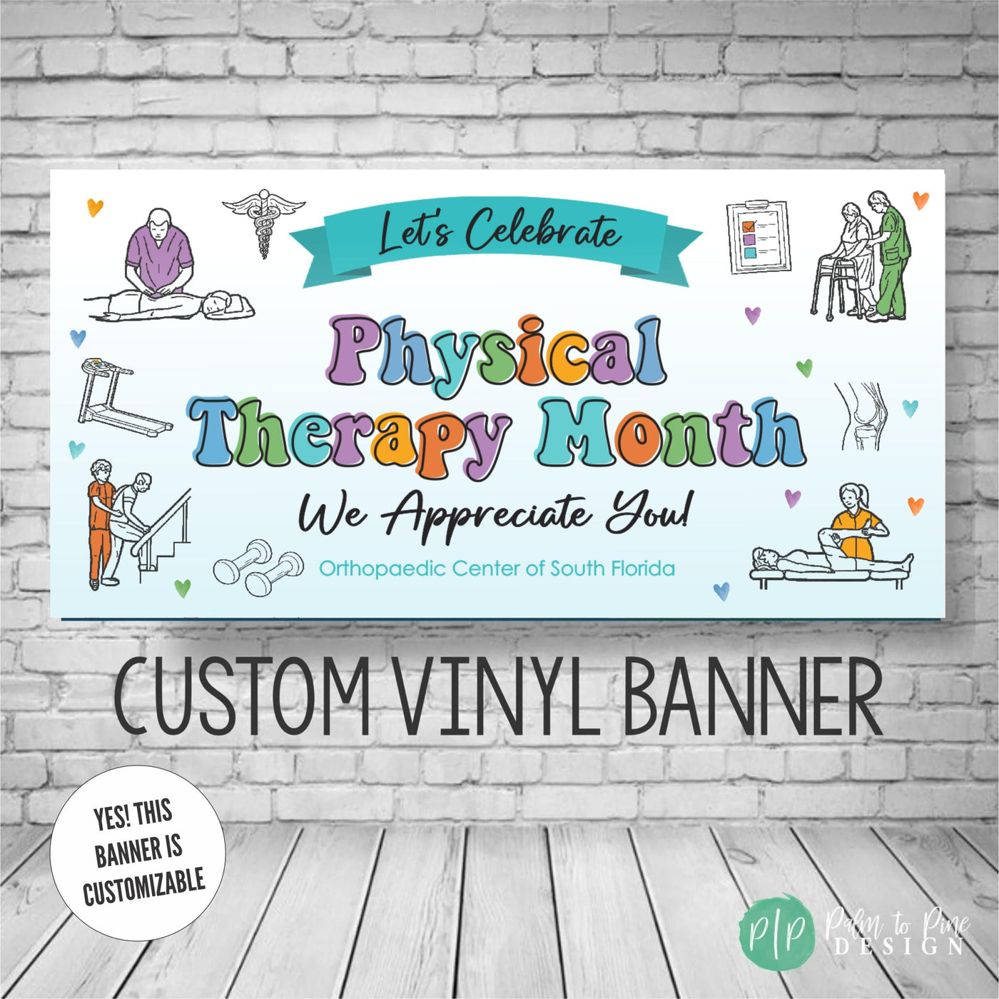 Physical Therapy Appreciation Month Decoration