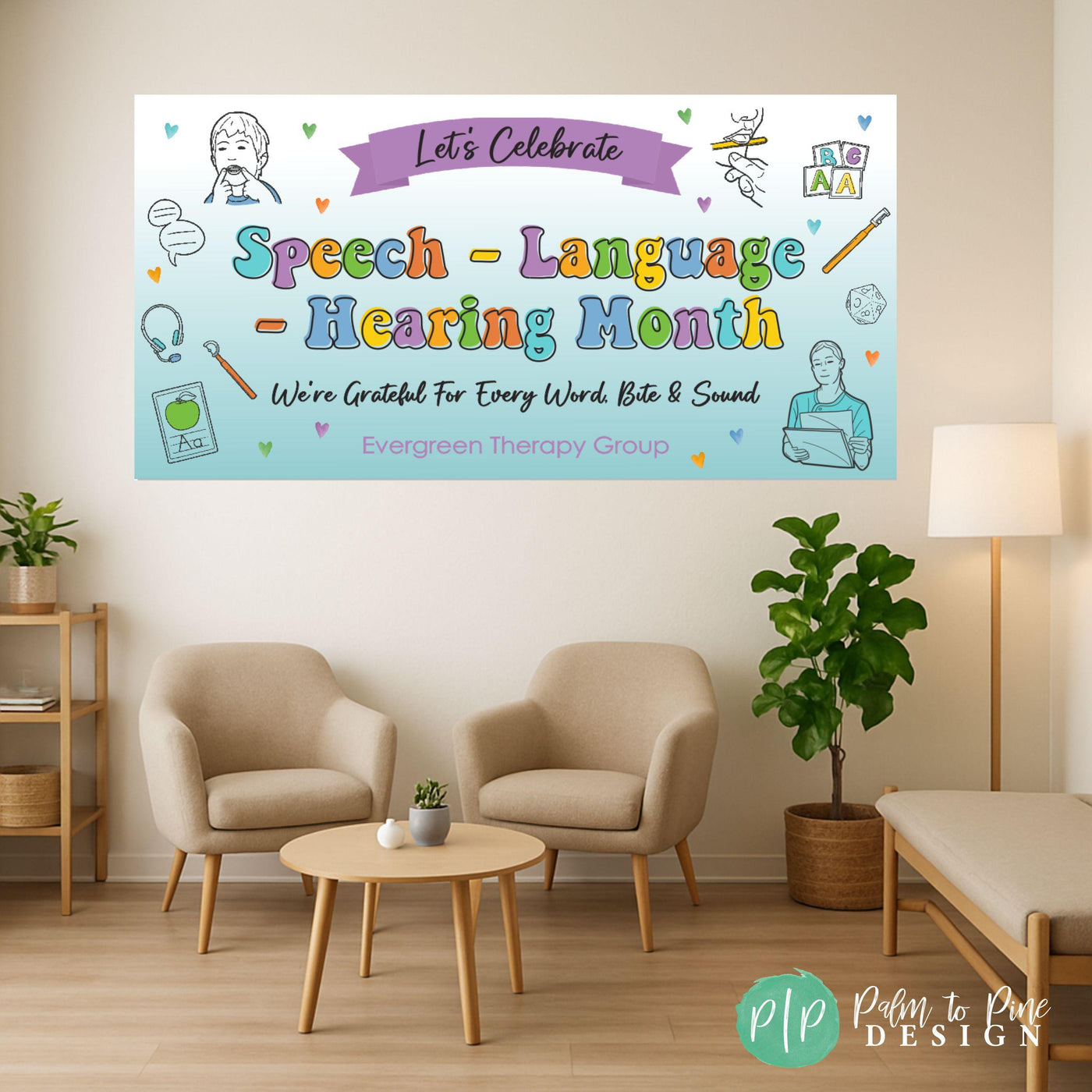 speech-language-hearing month decorations