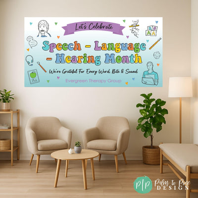 speech-language-hearing month decorations