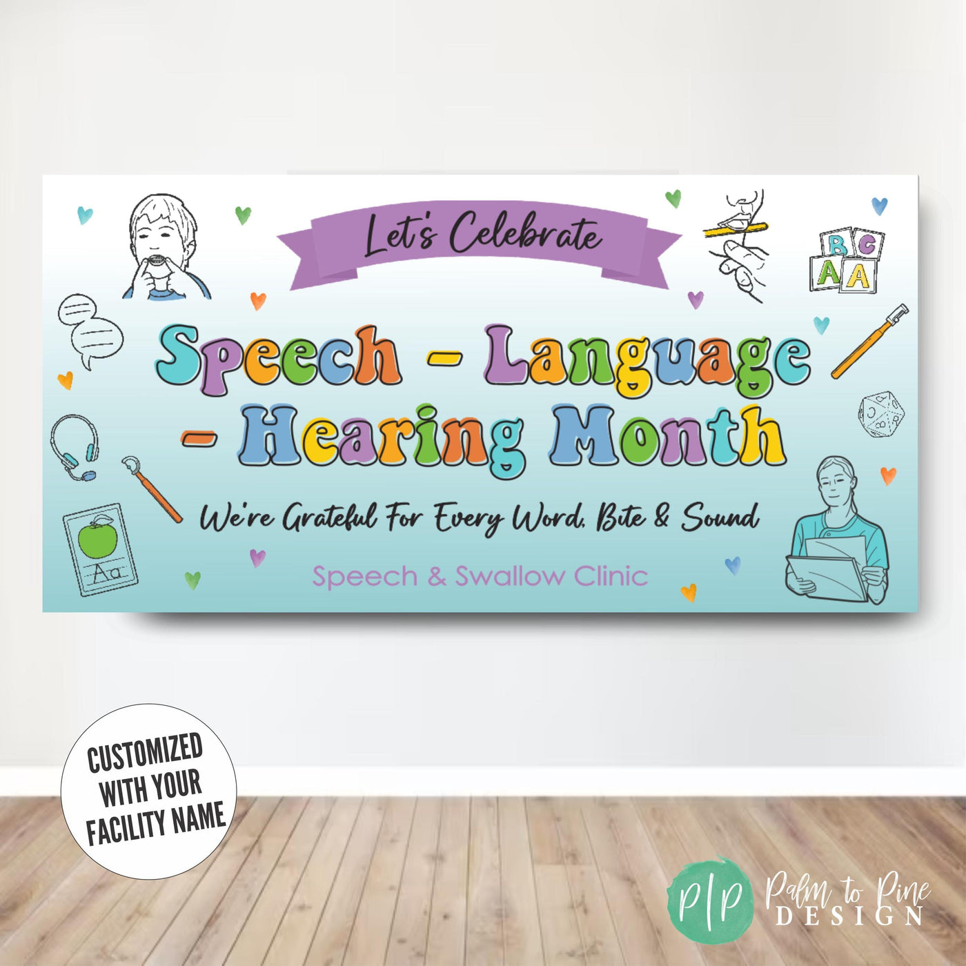 speech-language and hearing professionals appreciation sign