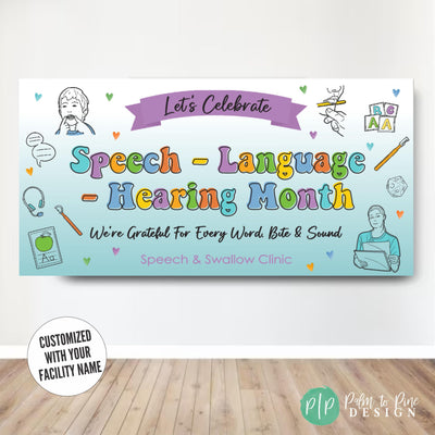 speech-language and hearing professionals appreciation sign
