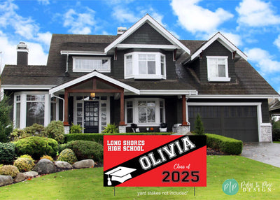 graduation yard sign