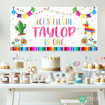 let&#39;s fiesta custom birthday backdrop