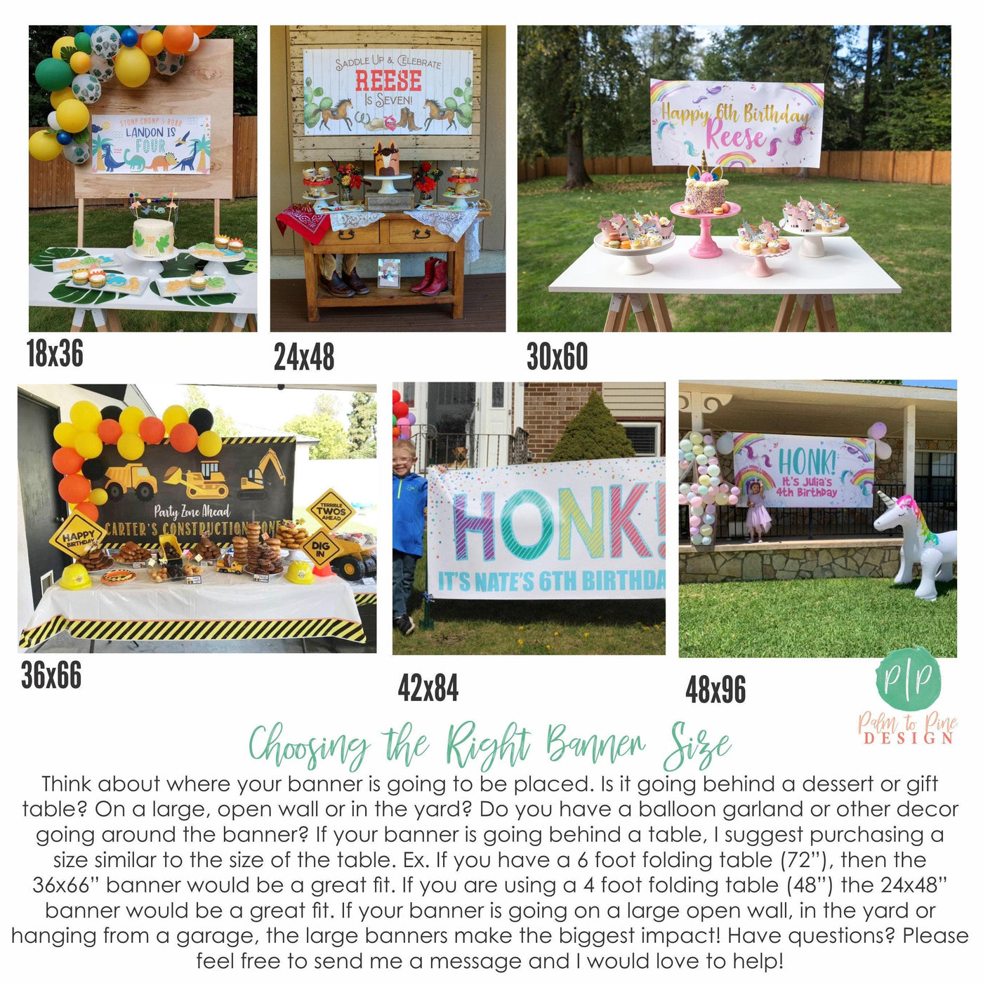 Art Party Birthday Banner