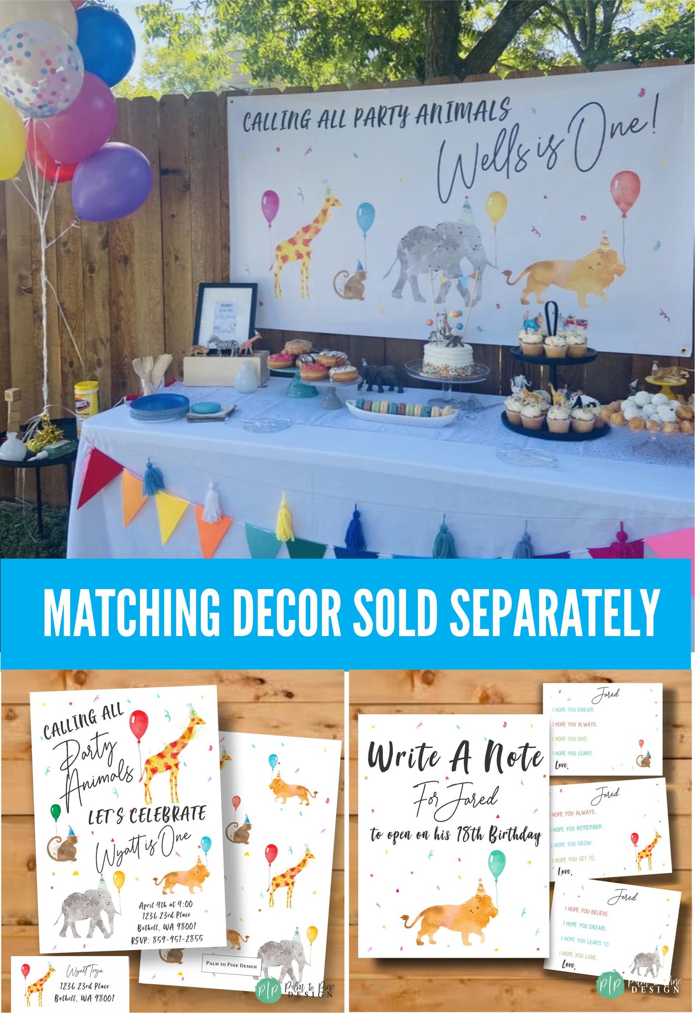 Jungle &quot;Party Animal&quot; Birthday Party theme ideas