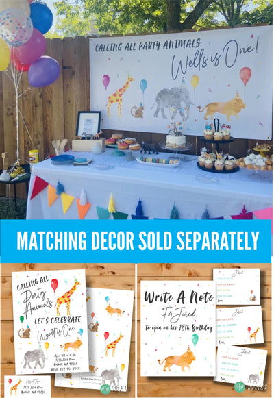 Jungle &quot;Party Animal&quot; Birthday Party theme ideas