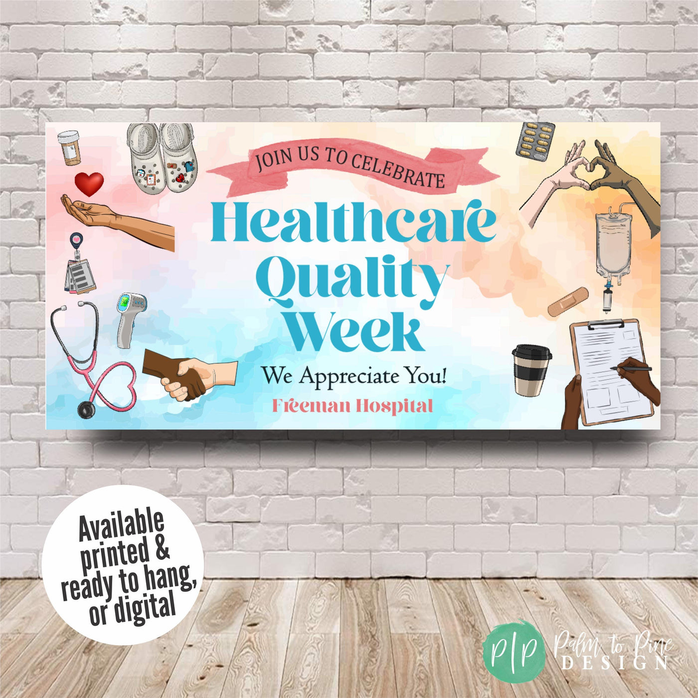 Healthcare Quality Week Appreciation Banner for medical recognition holidays