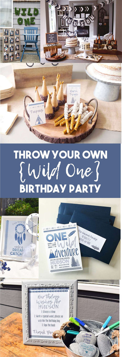 Wild One birthday Invite, wild and one, 1st Birthday Invite Boy, tribal wild one, boho boy first birthday invite, wild one, Boy Adventure