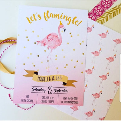 Flamingo Invitation, Flamingo Party Invite, Let's Flamingle Invite, watercolor, Flamingo Birthday Invite, Let's Flamingle Party, Luau