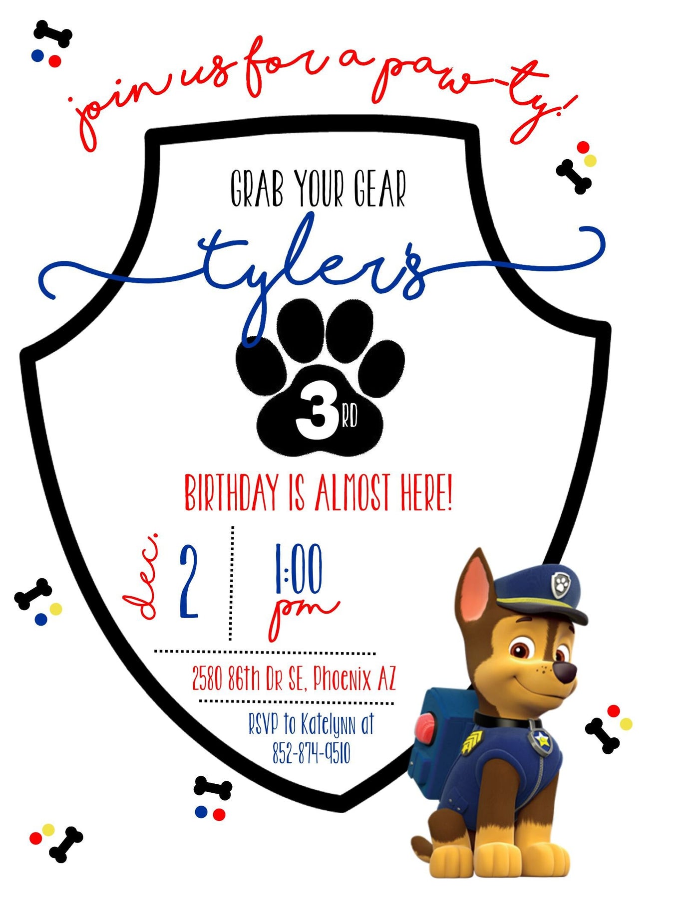 Paw Patrol Birthday