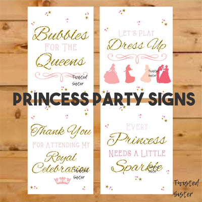 Pink and Gold Princess Party, Princess Party Birthday Decor, Princess Party Decor, Birthday Decorations, Pink and Gold Glitter, Pink & Gold
