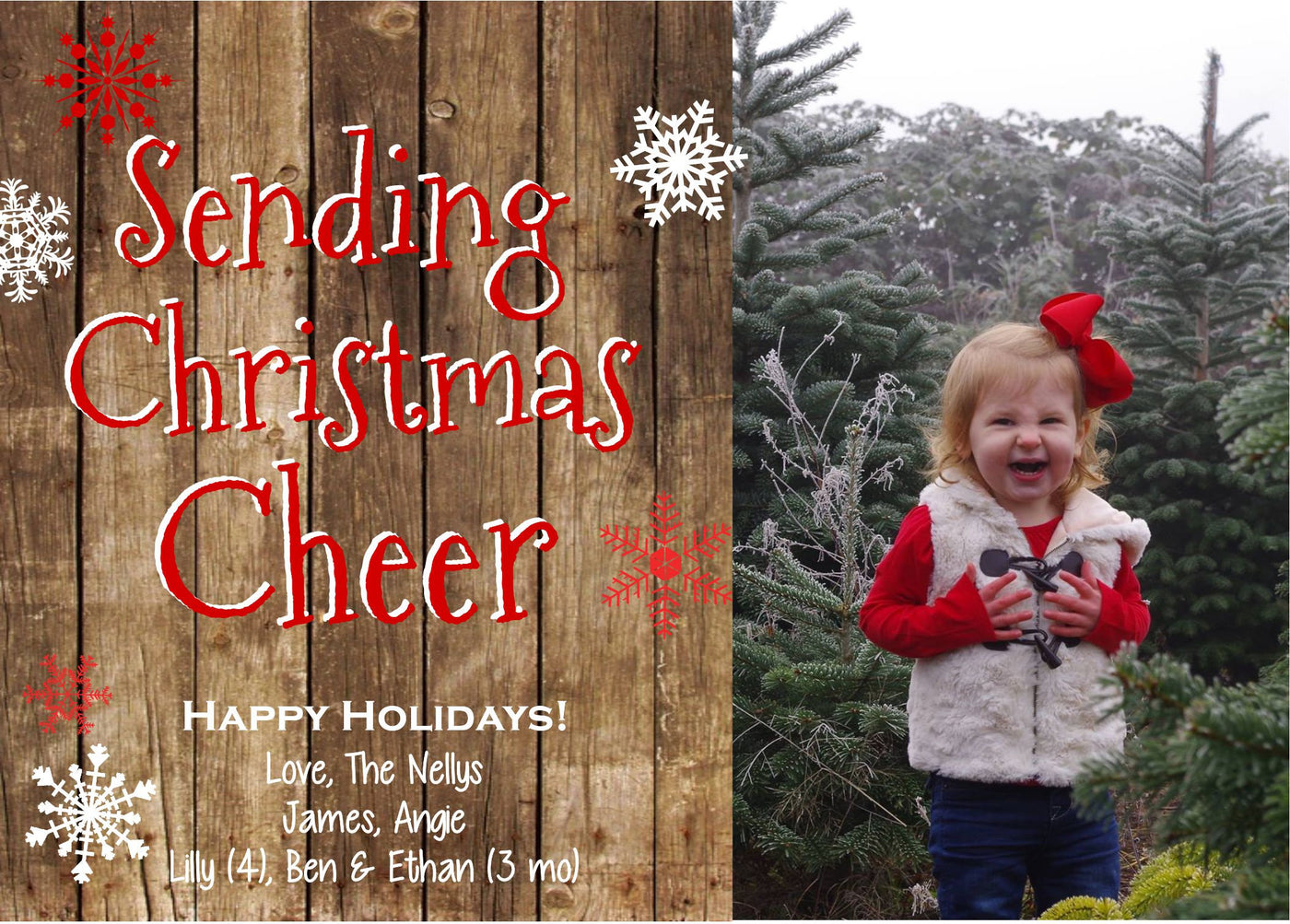 Rustic Christmas Card