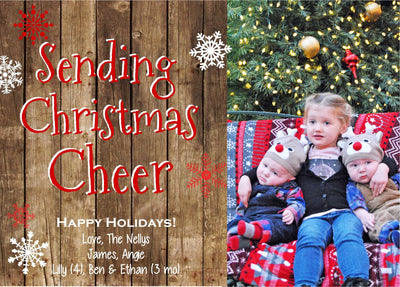 Rustic Christmas Card