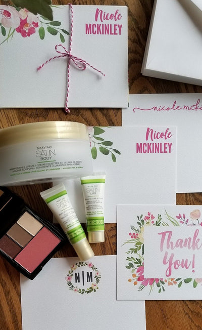 Floral Stationary Set