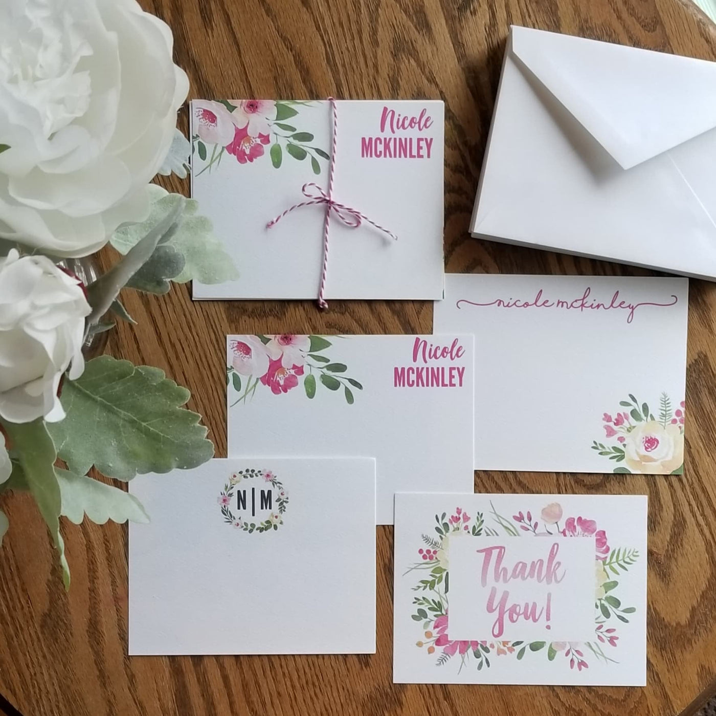 Floral Stationary Set