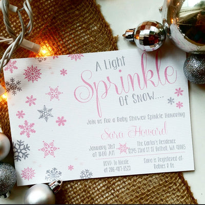 Oh Baby It's Cold Outside Baby Shower Invite
