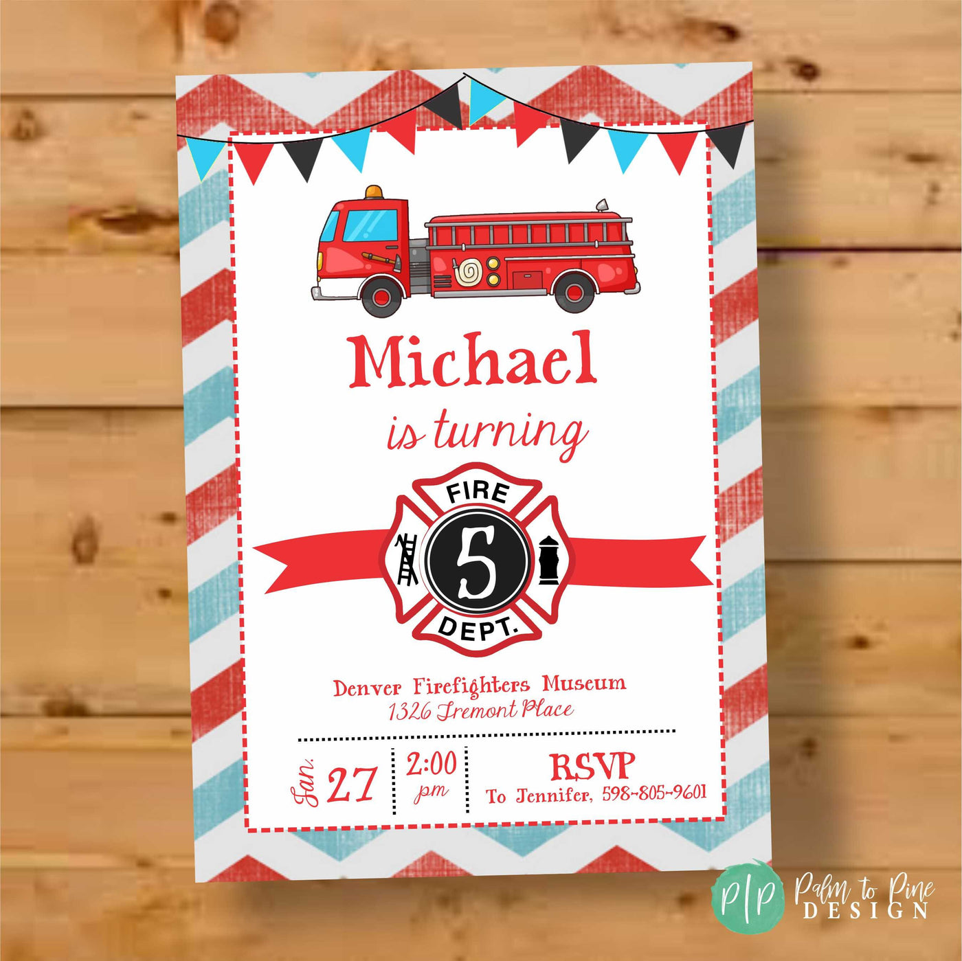 firefighter-birthday-invite-palm-to-pine-design for Free Printable Fire Truck Birthday Invitations Firefighter birthday Invite – Palm to Pine Design for Free Printable Fire Truck Birthday Invitations