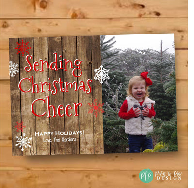 Rustic Christmas Card