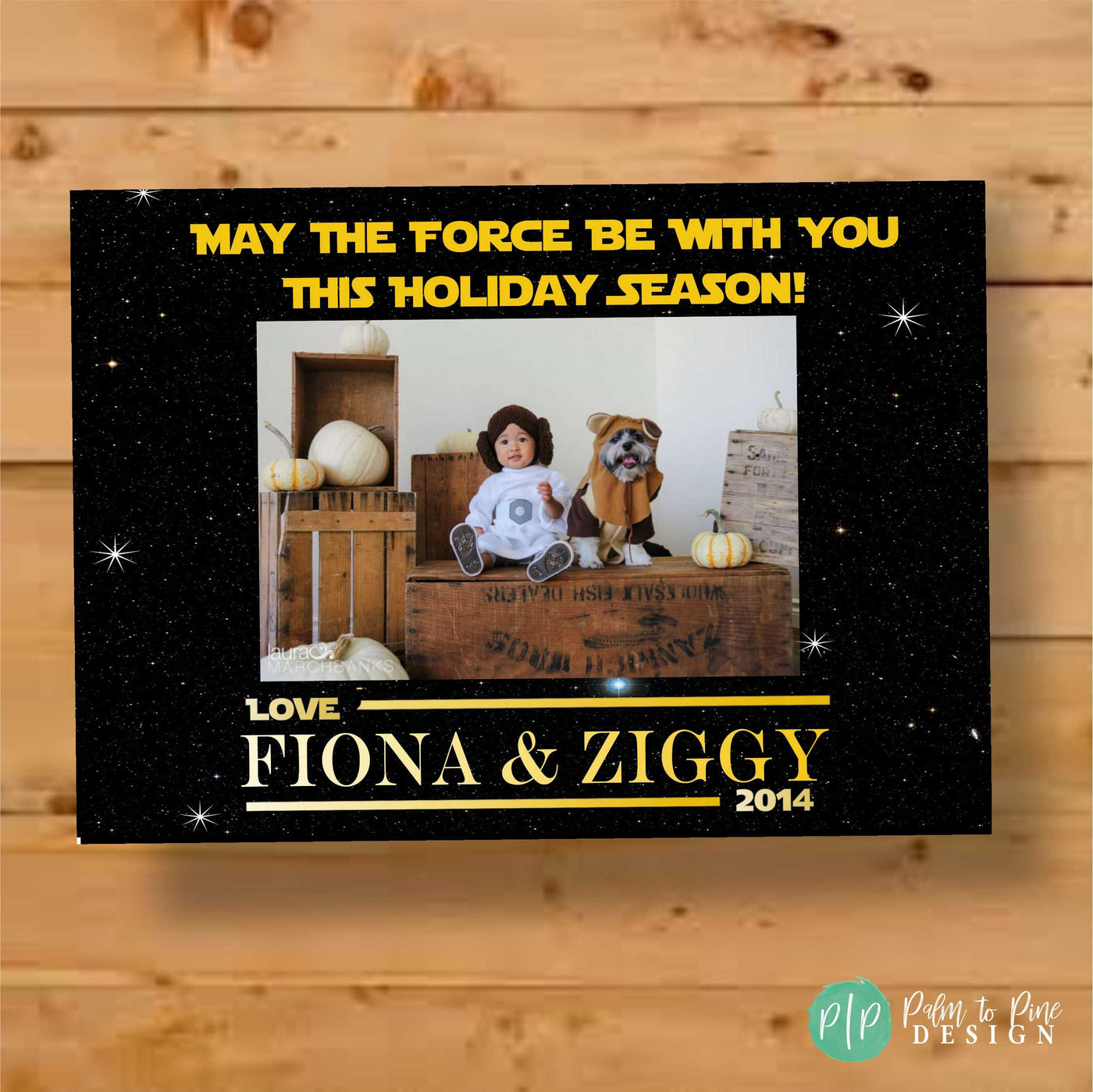 May the Force Be With You Christmas Card