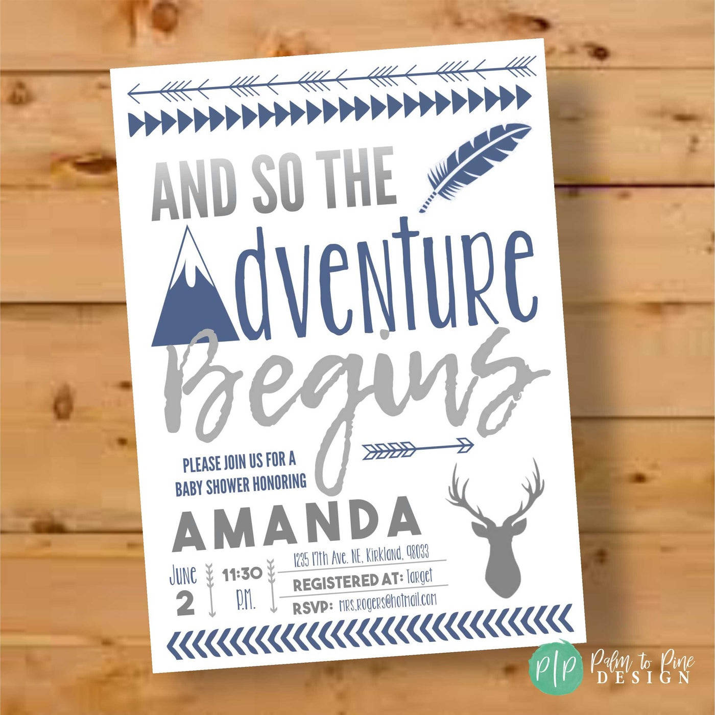 Boy Baby Shower Invite, And so the Adventure Begins, Adventure Baby Shower, Adventure awaits Invite, mountain Baby shower Invite, Boy