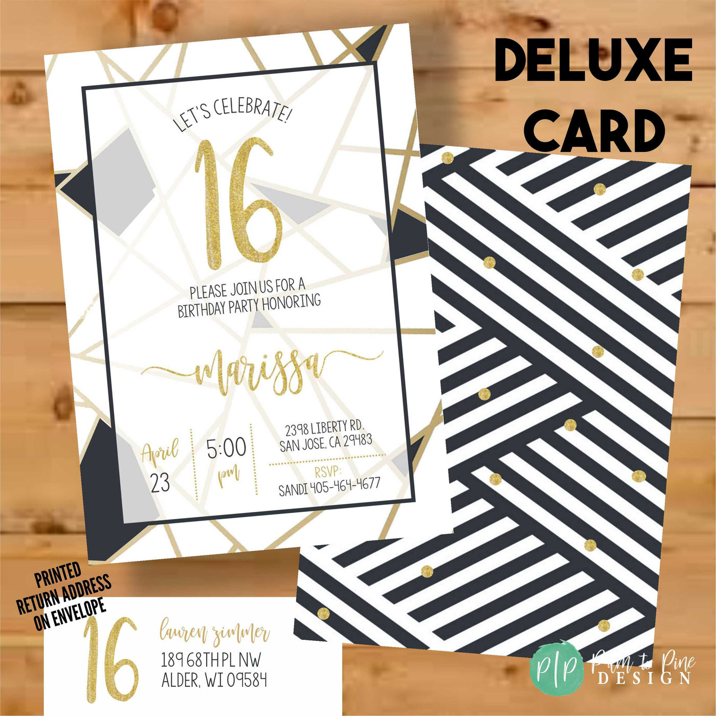13th Birthday Invitations
