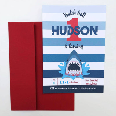 Shark birthday invitation, shark party invitations, Shark Invite, shark birthday, Shark Pool Party, jaws birthday, jaws party, shark party