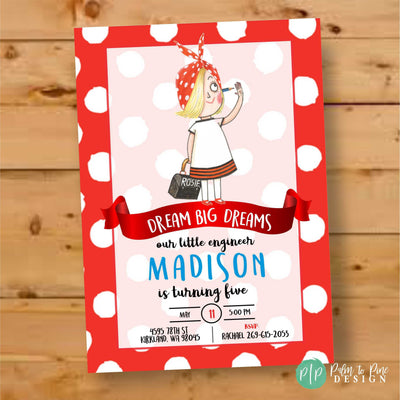 Rosie Revere Party Birthday Banner