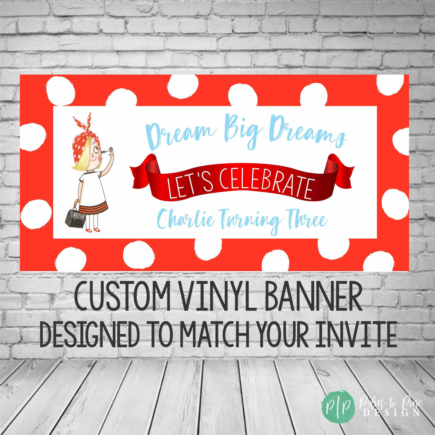 Rosie Revere Party Birthday Banner