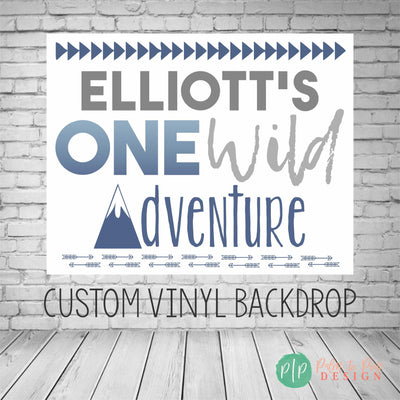 wild one birthday banner, wild and one backdrop, custom vinyl banner, photo backdrop, wild one birthday decor, adventure awaits banner, boy