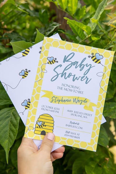 Bee baby shower invites,  mommy to bee invitation, mommy to bee baby shower, bee birthday invitation, first bee day, what will it bee gender