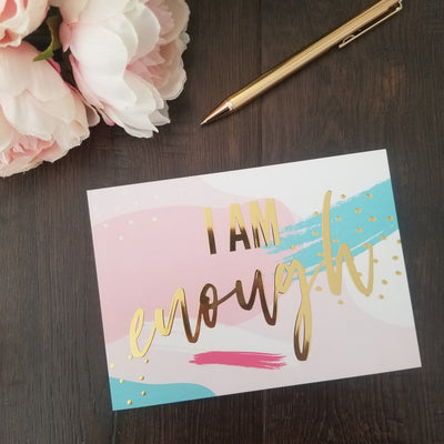 Gold Foil Quote, Office Quote Print, Gold Foil Print, Custom Gold Foil Print, Daily Affirmations Print, Mother's Day Gift Idea, Quote Card