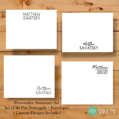 Personalized Stationary, Stationary for Men, Stationary Cards, unique gift for him, Stationary Set, Personalized Cards, Personalized Notes