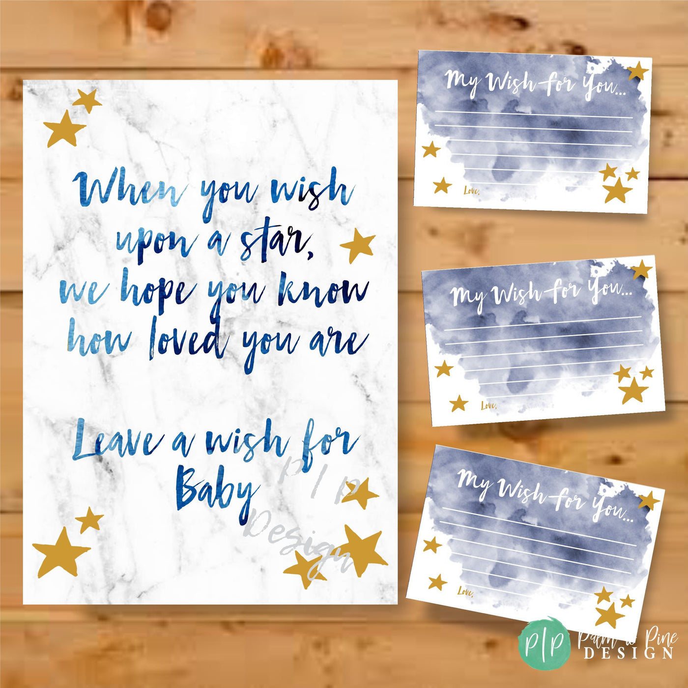 Baby Shower Wishes for Baby, Baby Shower Wishing Well, Baby Shower Wishes, Baby Shower Wish Cards, Wish Tree, Over the Moon, Twinkle Twinkle