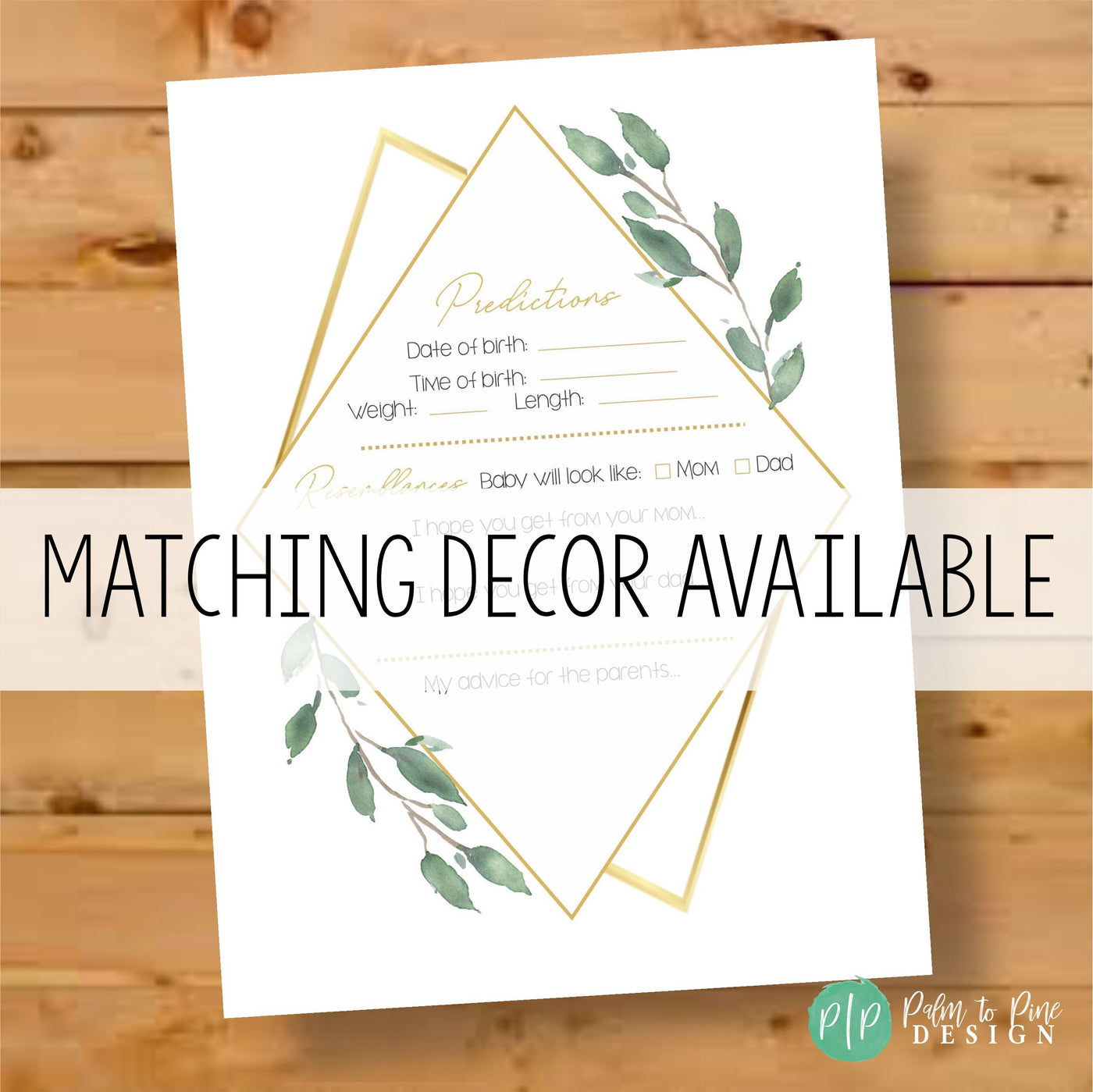 Greenery Invitation, Green and gold Baby Shower Invite, greenery and gold baby sprinkle invitation, floral theme, gender neutral baby shower