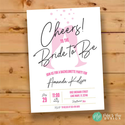 Bubbly brunch Invitation